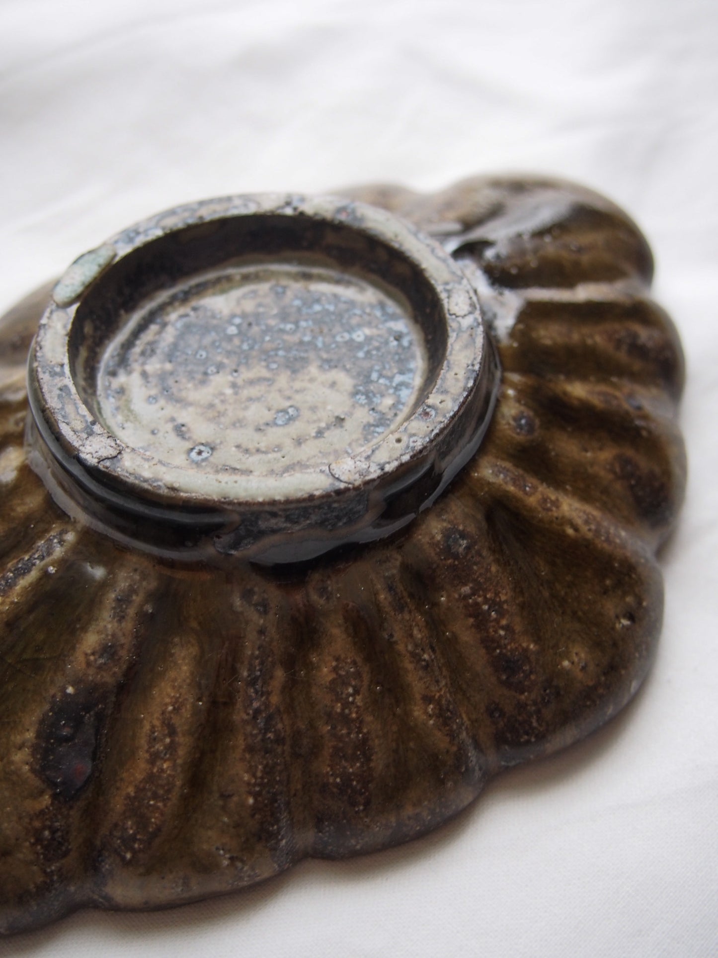 森山陶器 / 花菱皿