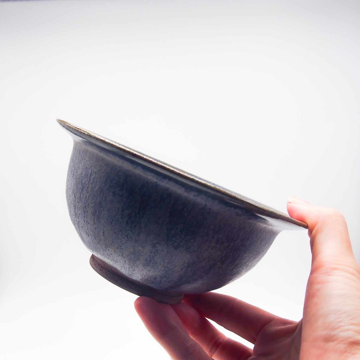 工藤真人工房 / コバルト釉 リムボウル