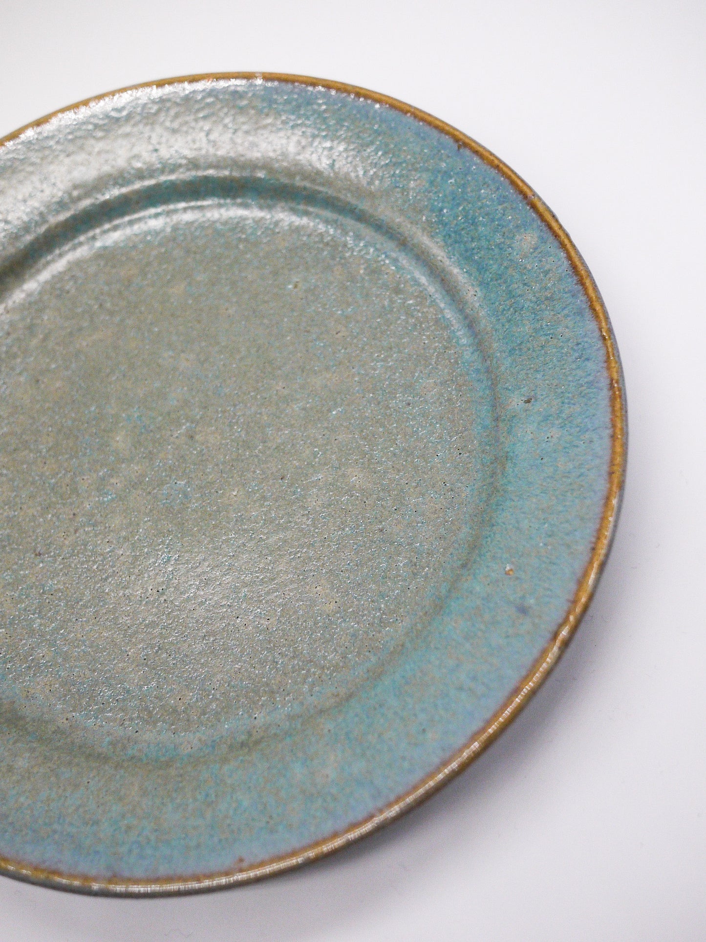 工藤真人工房 / 銅結晶釉リム皿M