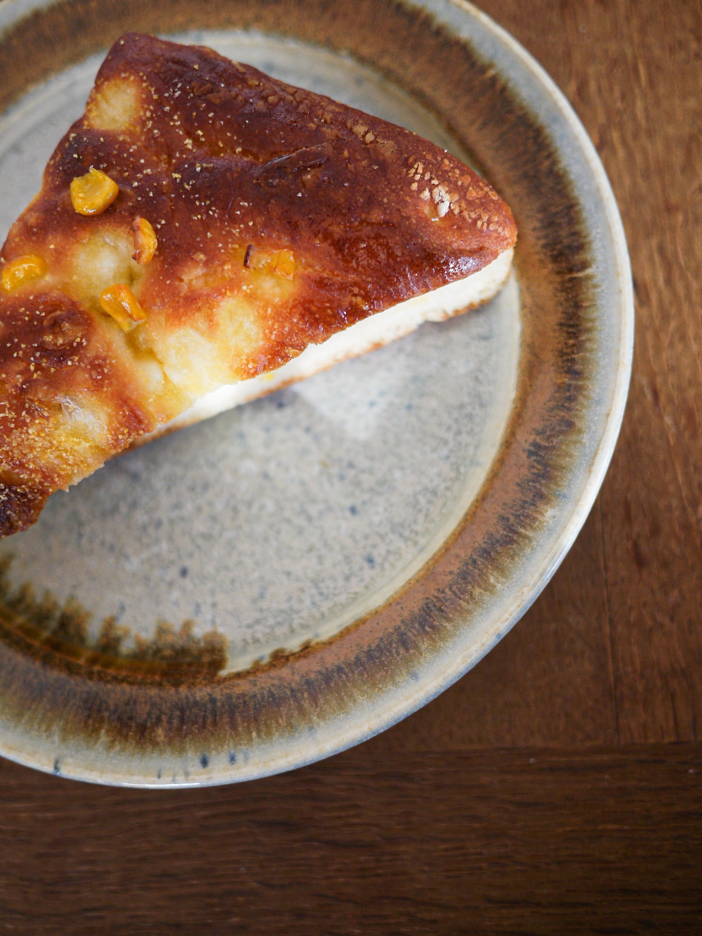 工藤真人工房 / コバルト結晶釉リム皿M