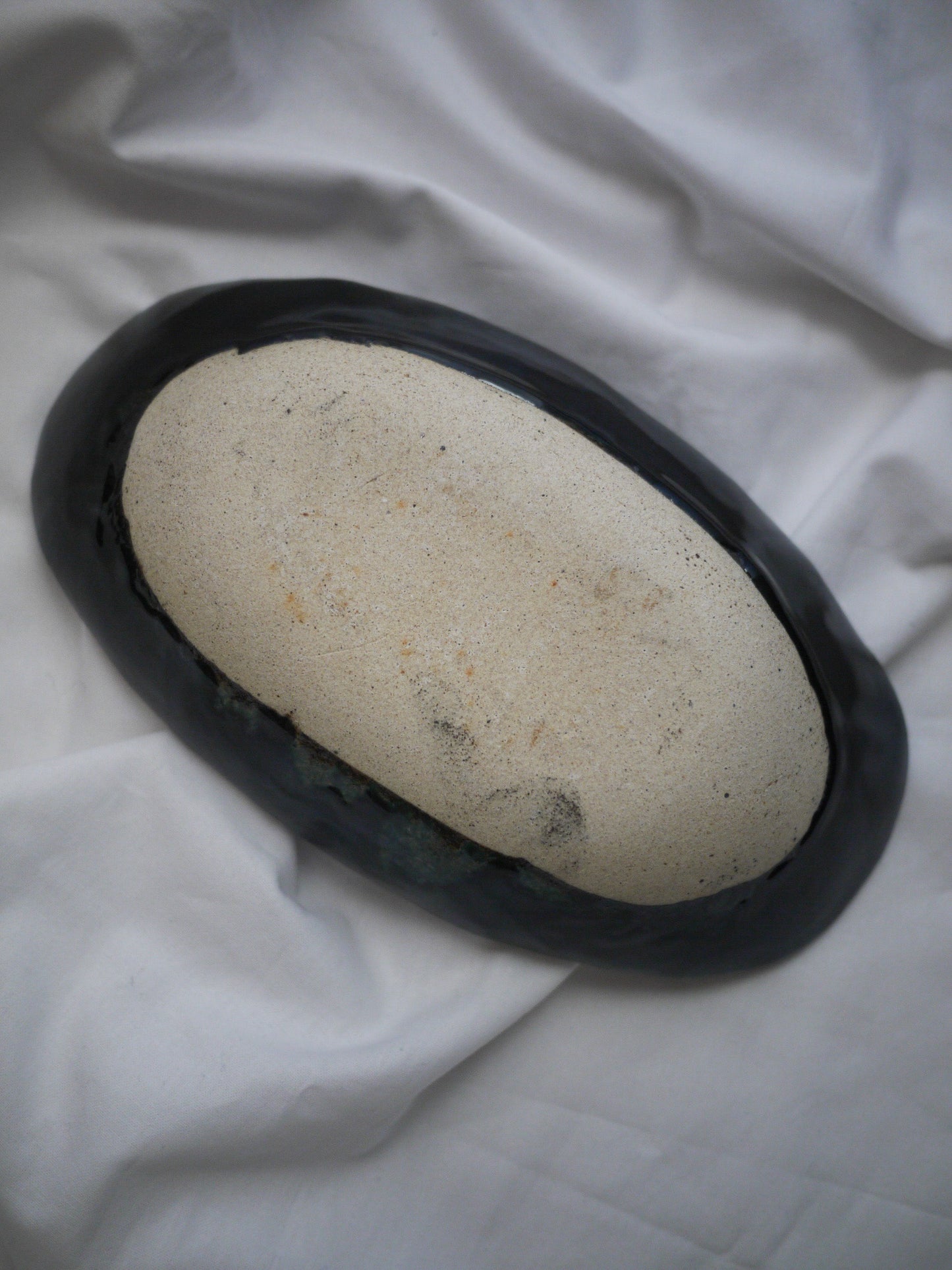 阿久津忠男 / 瑠璃だ円皿