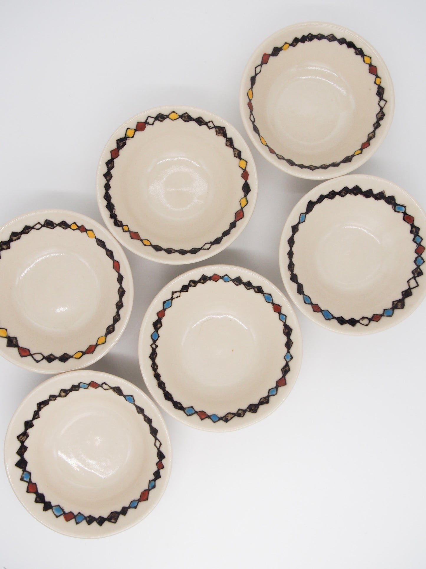 上絵豆皿 / ドウガミスミコ