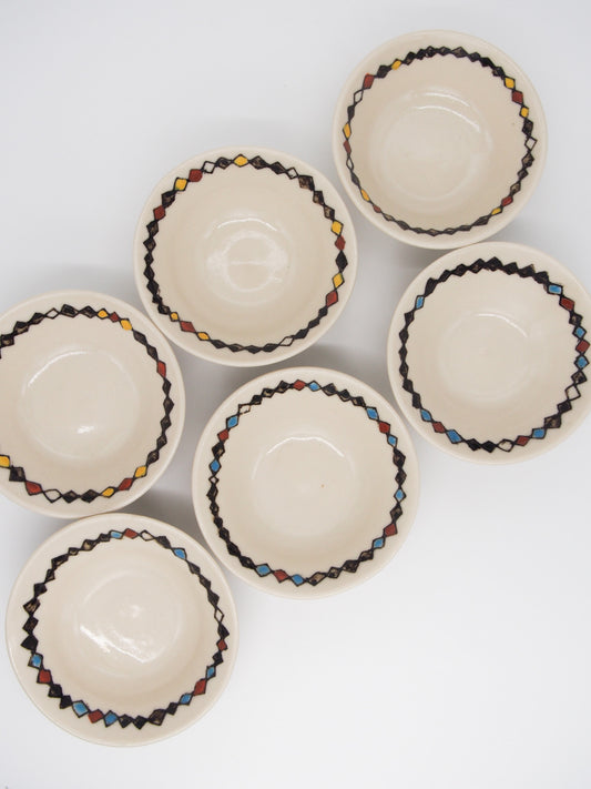 上絵豆皿 / ドウガミスミコ