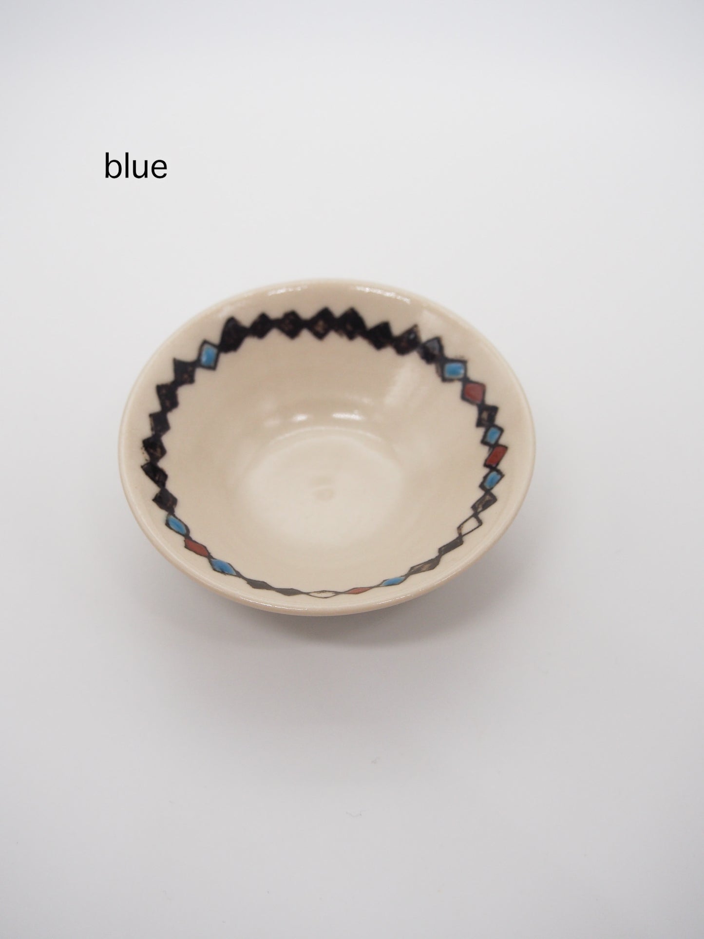 上絵豆皿 / ドウガミスミコ