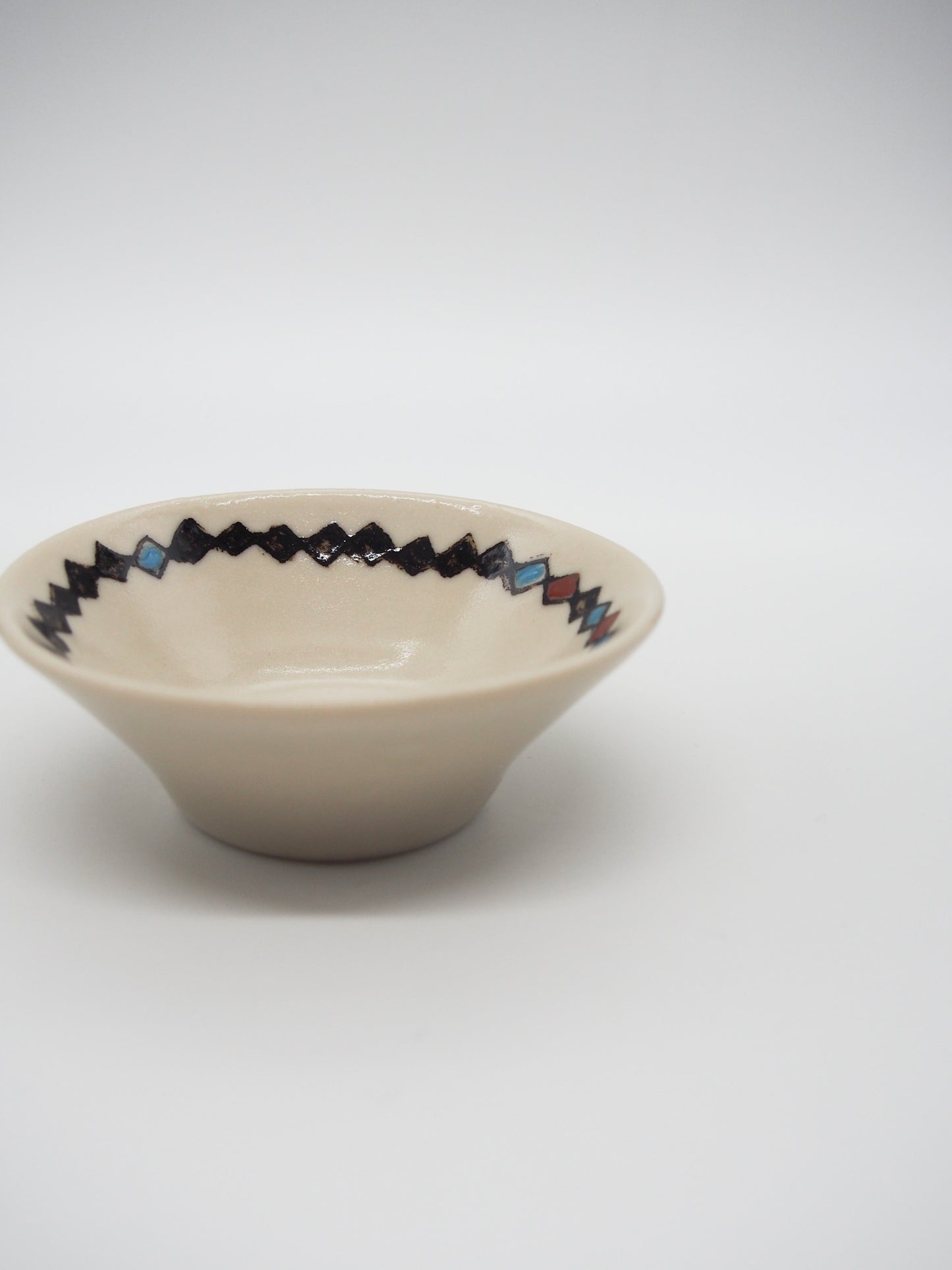 上絵豆皿 / ドウガミスミコ