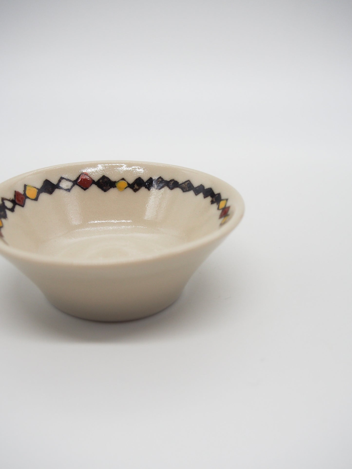 上絵豆皿 / ドウガミスミコ